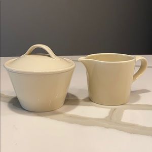 Crate&Barrel cream and sugar